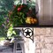 Ekena Millwork Austin Wrought Iron Bracket, (Single center brace), Antiqued Silver 1 1/2"W x 7 1/2"D x 10"H BKTM01X07X10SAUASV - alternate 6